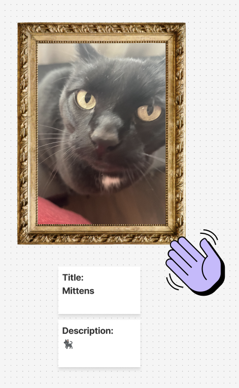Title: Mittens Description: 🐈‍⬛